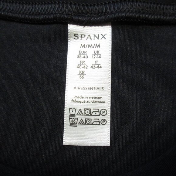 Spanx AirEssentials Crew Neck Shift in Black Airluxe Knit Dress M - Picture 3 of 6